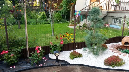 Ogród przydomowy w Bródnie